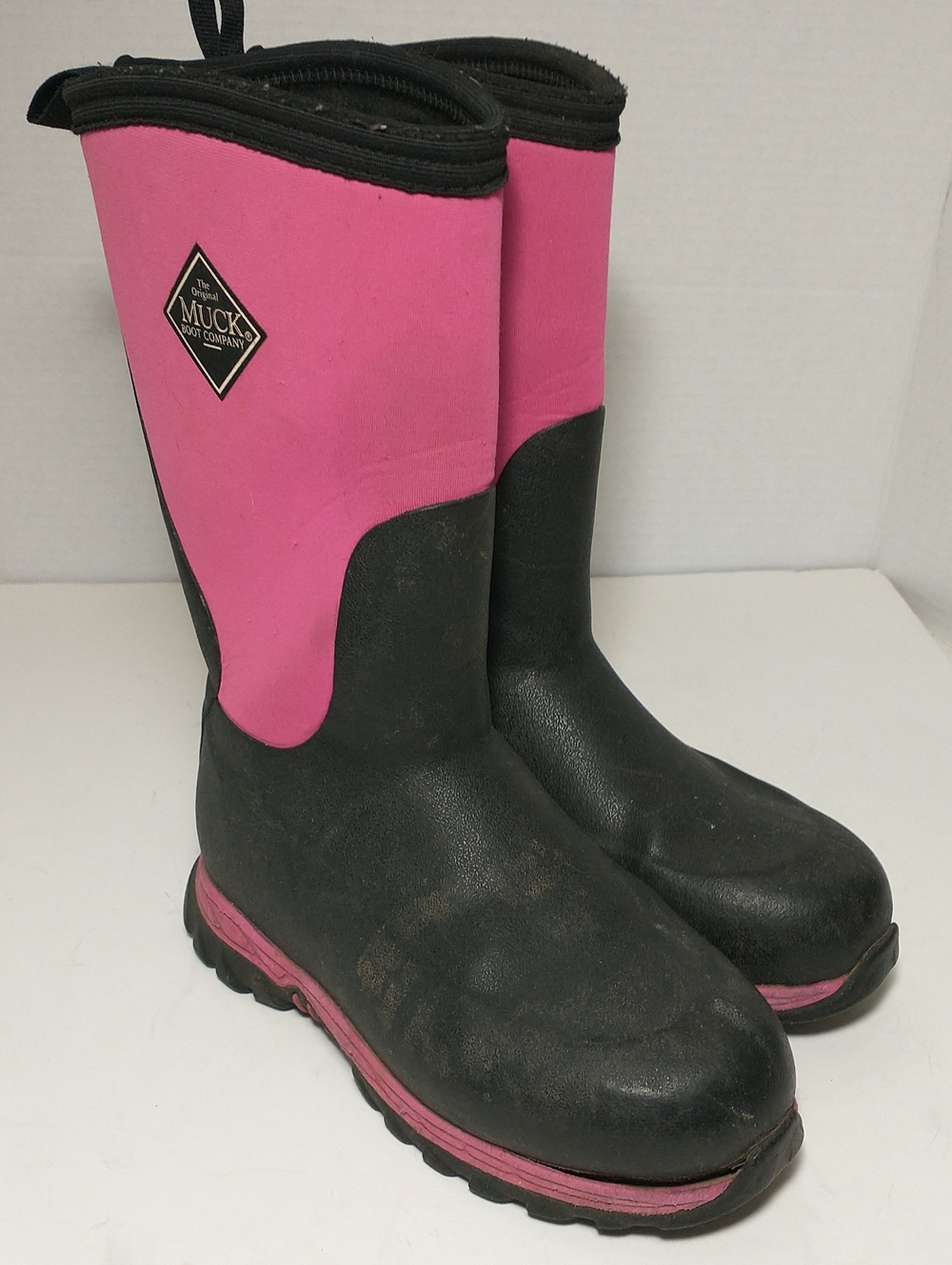 Kids Muck Boots Insulated Waterproof Winter Boots, Pink, Black,‎ Size 3
